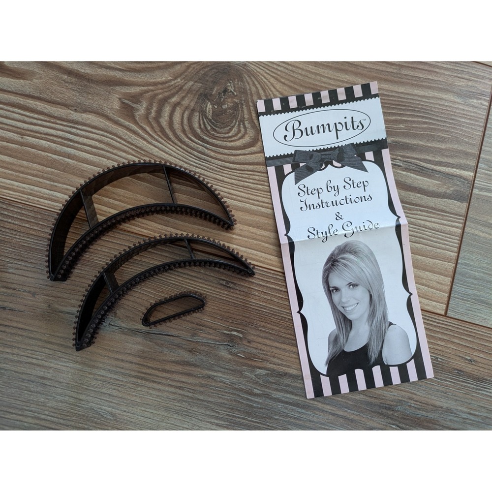Bumpits Brown 3 Piece Set & Instructions Guide